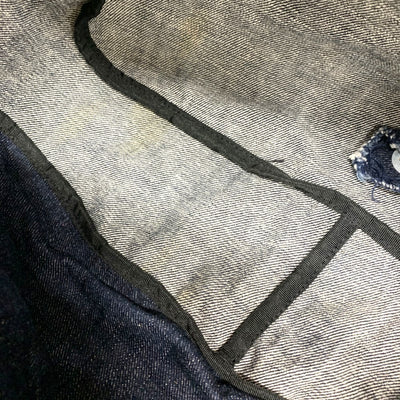 EVISU (エヴィス)　デニムショルダーバッグ デニムブルー　約37×40cm　綿100％　日本製 【101064257003】