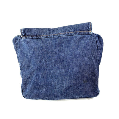EVISU (エヴィス)　デニムショルダーバッグ デニムブルー　約37×40cm　綿100％　日本製 【101064257003】