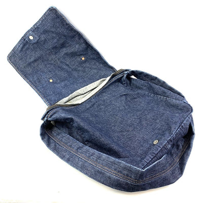EVISU (エヴィス)　デニムショルダーバッグ デニムブルー　約37×40cm　綿100％　日本製 【101064257003】