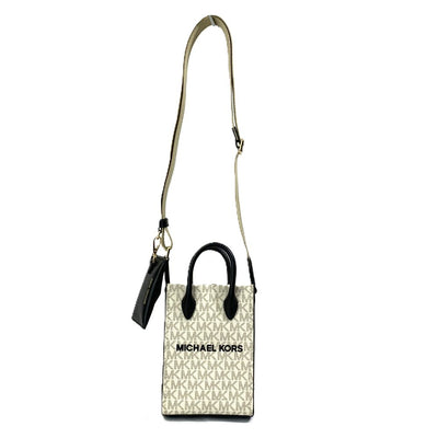 MICHAEL KORS(マイケルコース)  ミレラ フォーン クロスボディバッグ  エクストラスモール バニラ/ブラック レディース 【101064442003】