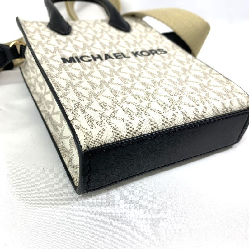 MICHAEL KORS(マイケルコース)  ミレラ フォーン クロスボディバッグ  エクストラスモール バニラ/ブラック レディース 【101064442003】