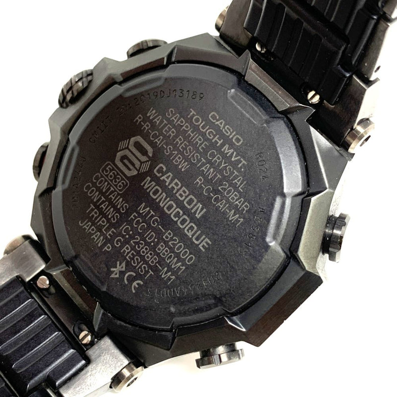 G-SHOCK グラビティマスター　トリプルGレジスト　ボルドーメタリック　　Bluetooth搭載 電波ソーラー　MTG-B2000BD 腕時計 【101064463005】