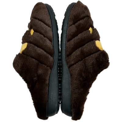 A BATHING APE×SUBU APE HEAD PUFFER SANDALS サイズ2(26~27.5cm) ブラウン アベイシングエイプ 【101064528008】