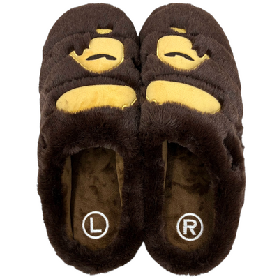 A BATHING APE×SUBU APE HEAD PUFFER SANDALS サイズ2(26~27.5cm) ブラウン アベイシングエイプ 【101064528008】