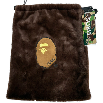 A BATHING APE×SUBU APE HEAD PUFFER SANDALS サイズ2(26~27.5cm) ブラウン アベイシングエイプ 【101064528008】
