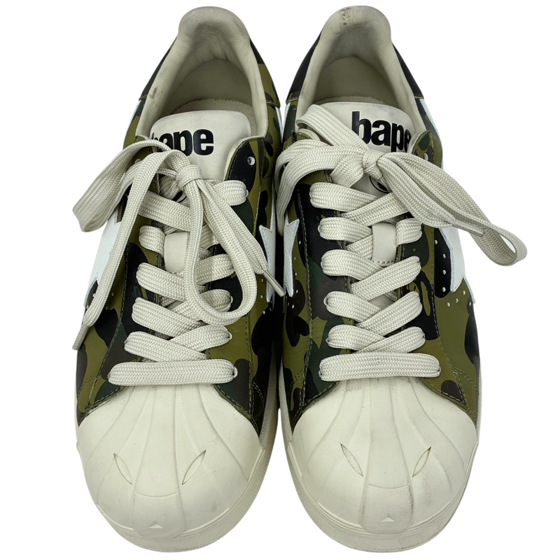 A BATHING APE 1ST CAMO SKULL STA サイズ29cm グリーン スニーカー アベイシングエイプ 【101064529008】