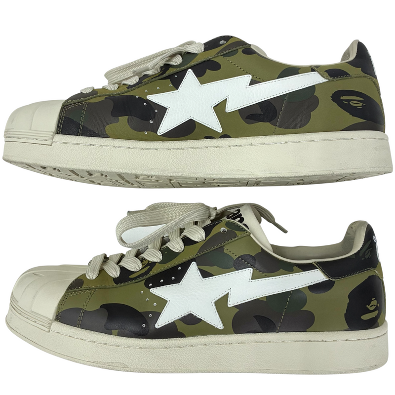 A BATHING APE 1ST CAMO SKULL STA サイズ29cm グリーン スニーカー アベイシングエイプ 【101064529008】