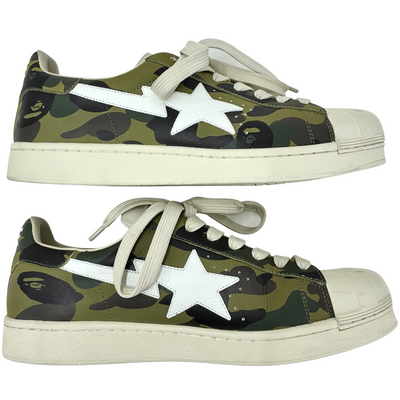 A BATHING APE 1ST CAMO SKULL STA サイズ29cm グリーン スニーカー アベイシングエイプ 【101064529008】
