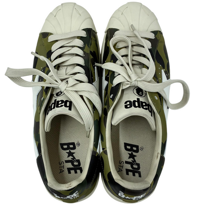A BATHING APE 1ST CAMO SKULL STA サイズ29cm グリーン スニーカー アベイシングエイプ 【101064529008】