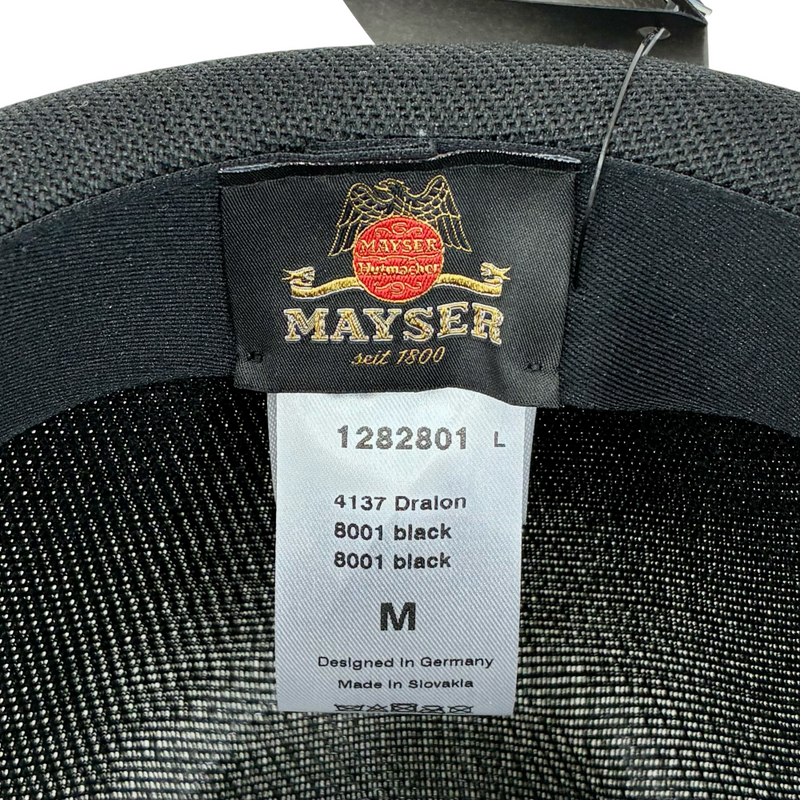 MAYSER ドラロン トリルビーハット 1282801 サイズM ブラック メイザー 【101064530002】