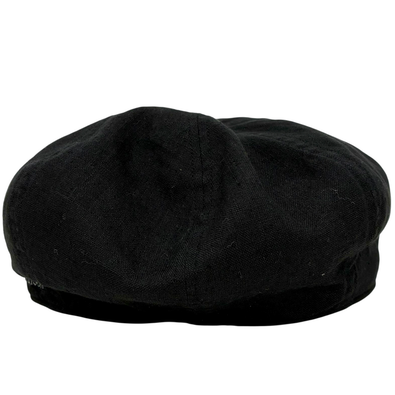 STETSON リネンキャスケット SE721 サイズL 58cm ブラック ステットソン 【101064532002】