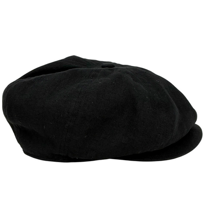 STETSON リネンキャスケット SE721 サイズL 58cm ブラック ステットソン 【101064532002】