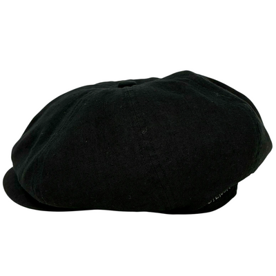 STETSON リネンキャスケット SE721 サイズL 58cm ブラック ステットソン 【101064532002】