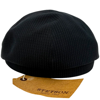 STETSON ヴィンテージチェックキャスケット SH586 サイズM 57cm ブラック ステットソン 【101064533002】