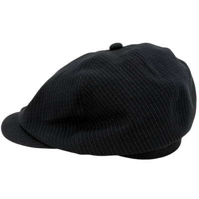 STETSON ヴィンテージチェックキャスケット SH586 サイズM 57cm ブラック ステットソン 【101064533002】