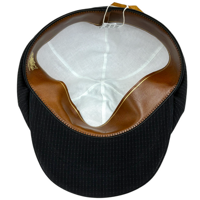 STETSON ヴィンテージチェックキャスケット SH586 サイズM 57cm ブラック ステットソン 【101064533002】