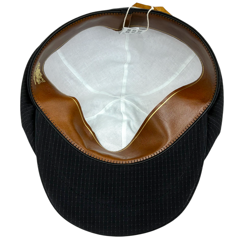 STETSON ヴィンテージチェックキャスケット SH586 サイズM 57cm ブラック ステットソン 【101064533002】