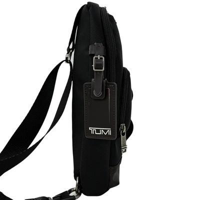 TUMI クロスボディバッグ 2223402 ナイロン×レザー ブラック トゥミ 【101064541006】