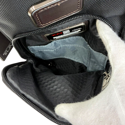 TUMI クロスボディバッグ 2223402 ナイロン×レザー ブラック トゥミ 【101064541006】