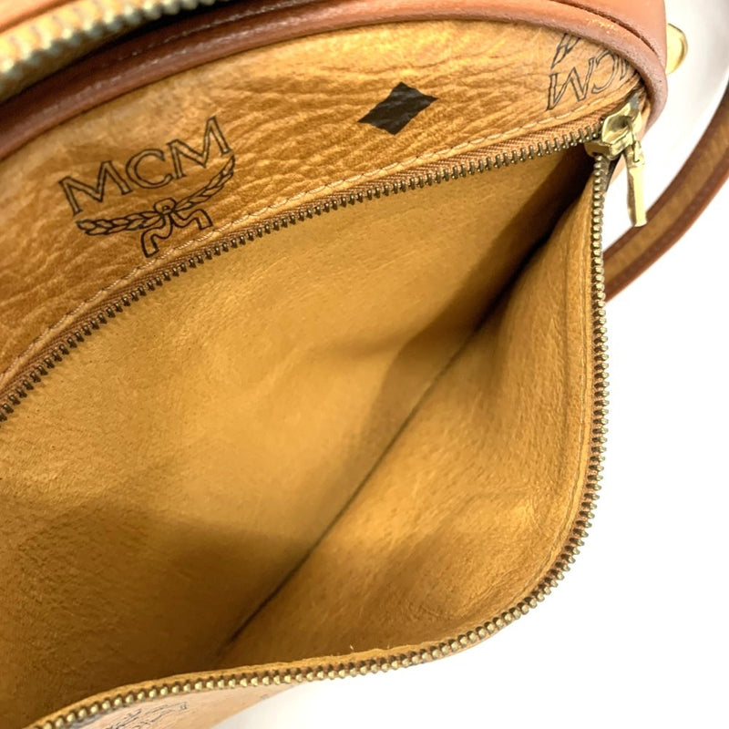 MCM(エムシーエム) ヴィセトス ミニショルダーバッグ ブラウン レディース 【101064578005】