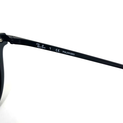 Ray-Ban(レイバン) サングラス スクエアウェリントン RB4333D ブラック/ダークグリーン 55□17-145 【101064633005】