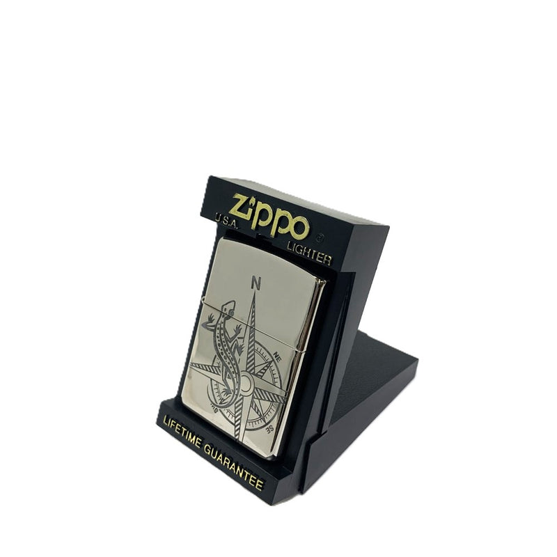 ZIPPO  Marboro リザード コンパス オイルライター 未使用長期保管品 【101064686005】