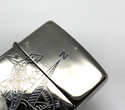 ZIPPO  Marboro リザード コンパス オイルライター 未使用長期保管品 【101064686005】