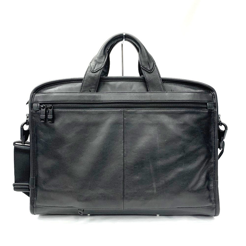 TUMI(トゥミ) ALPHA コンパクトラージスクリーンラップトップブリーフバッグ 96114DH オールレザー ブラック 【101064720005】