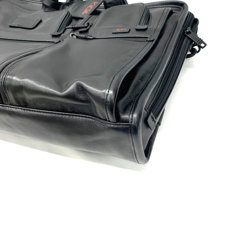 TUMI(トゥミ) ALPHA コンパクトラージスクリーンラップトップブリーフバッグ 96114DH オールレザー ブラック 【101064720005】