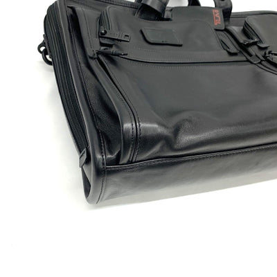 TUMI(トゥミ) ALPHA コンパクトラージスクリーンラップトップブリーフバッグ 96114DH オールレザー ブラック 【101064720005】