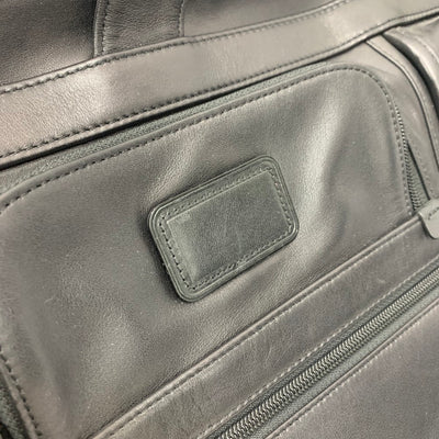 TUMI(トゥミ) ALPHA コンパクトラージスクリーンラップトップブリーフバッグ 96114DH オールレザー ブラック 【101064720005】