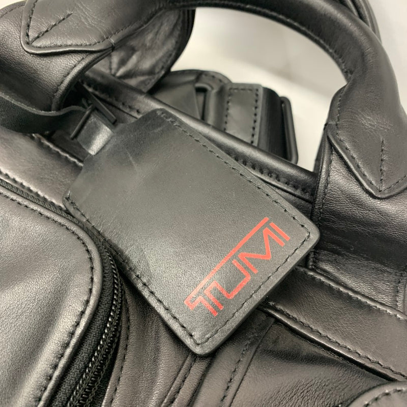 TUMI(トゥミ) ALPHA コンパクトラージスクリーンラップトップブリーフバッグ 96114DH オールレザー ブラック 【101064720005】
