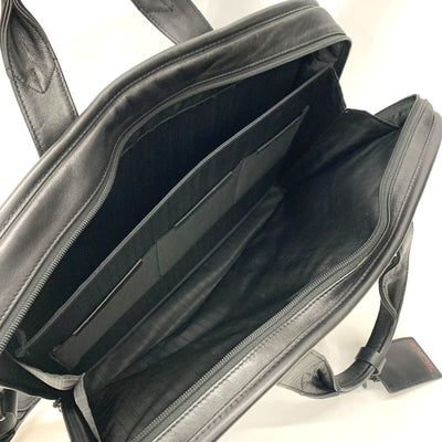 TUMI(トゥミ) ALPHA コンパクトラージスクリーンラップトップブリーフバッグ 96114DH オールレザー ブラック 【101064720005】