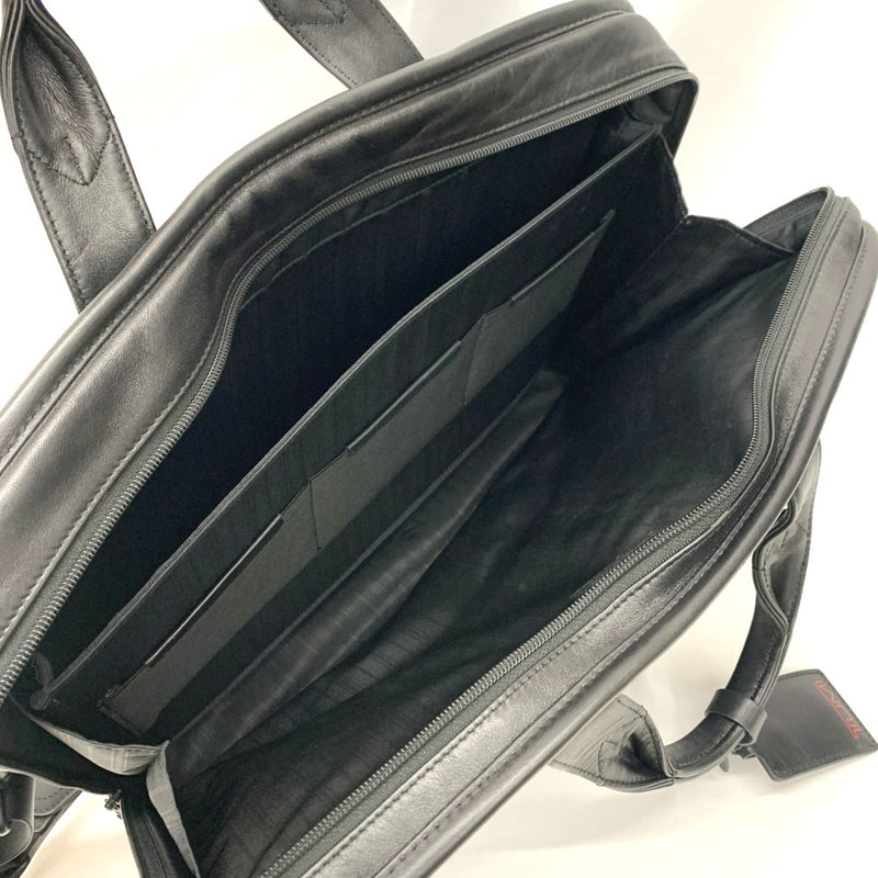 TUMI(トゥミ) ALPHA コンパクトラージスクリーンラップトップブリーフバッグ 96114DH オールレザー ブラック 【101064720005】