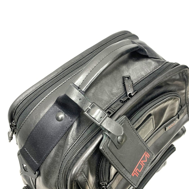 TUMI(トゥミ) ビジネスクラス ブリーフパック リュックサック オールレザー 96578DH オールレザー ブラック 【101064749005】