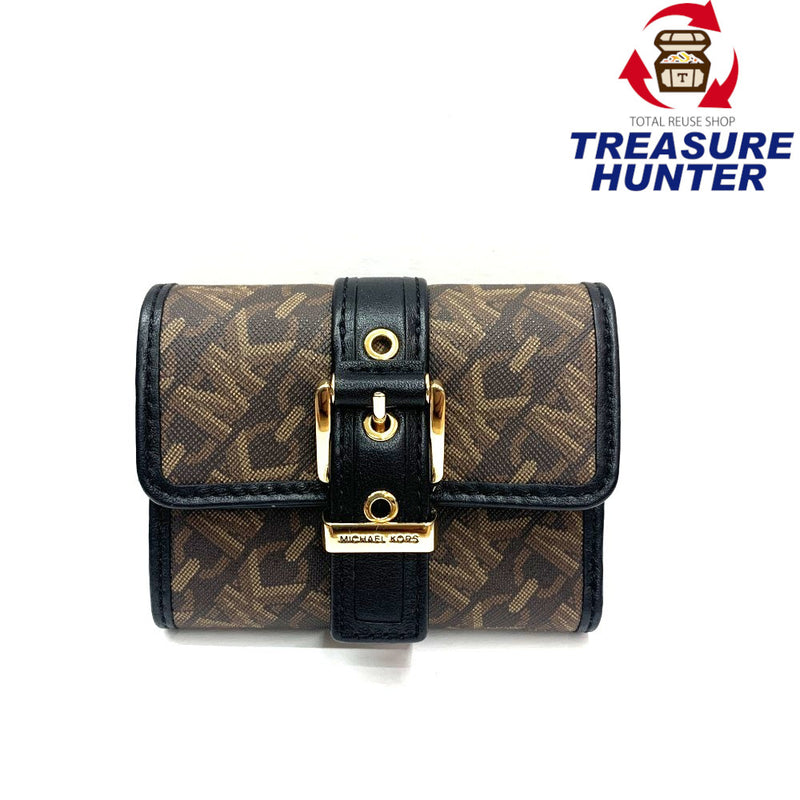 MICHAEL KORS(マイケルコース) 三つ折り財布 ブラウン 32T4GBAD5B レディース 財布 【101064772005】