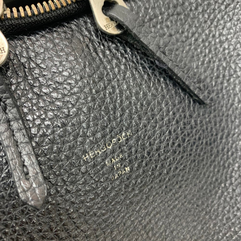 HERGOPOCH(エルゴボック) ERシリーズ エンボスレザーバックパック リュック ER-BP ブラック 【101064774005】