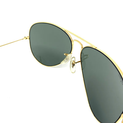 Ray-Ban(レイバン) サングラス RB3026 AVIATOR LARGE METAL II ゴールド/グリーンレンズ 62□14 【101064779005】