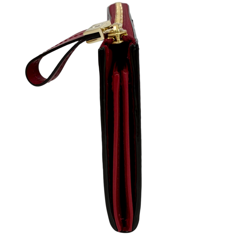 LANVIN COLLECTION フェリアパース L字ファスナー長財布 ネイビー×レッド ランバンコレクション 【101064817006】