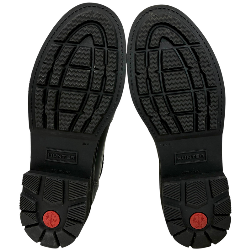 HUNTER リファイン ステッチ ペニーローファー WFF1089RMA サイズUK4(23cm) ブラック ハンター 【101064853008】