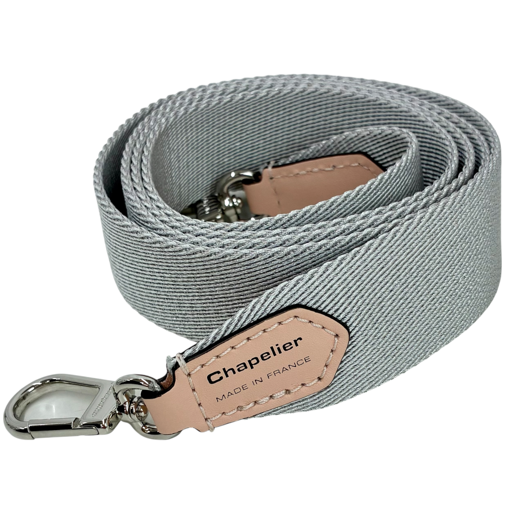 Herve Chapelier 舟形トートS 2701C フュズィ×シルバー エルベ