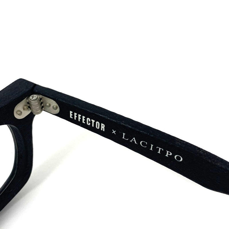EFFECTOR(エフェクター) ×LACITPO OPTICAl コラボ  メガネ  ブラック 日本製 【101064987005】