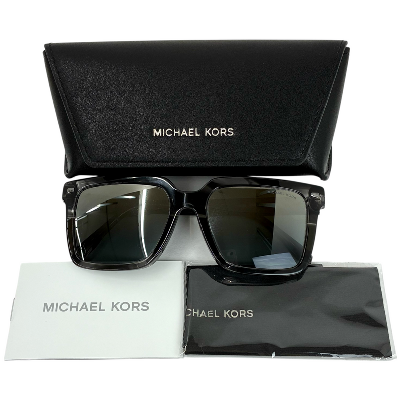 MICHAEL KORS ABRUZZO OMK2217U 396688 サングラス 55□18 145 3N ブラックホーン×グレーミラーグラディエント マイケルコース 【101064062008】