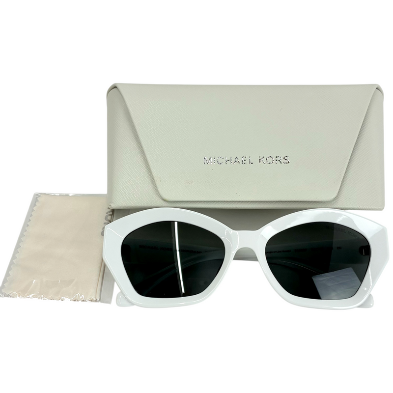 MICHAEL KORS BEL AIR OMK2209U 310087 サングラス 54□18 140 2N ホワイト×ダークグレー マイケルコース 【101065071008】