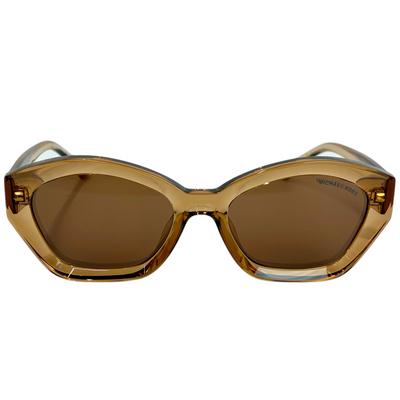 MICHAEL KORS BEL AIR OMK2209U 33999O サングラス 54□18 140 3N クリアブラウン×ブラウンソリッドバックミラー マイケルコース 【101065072008】