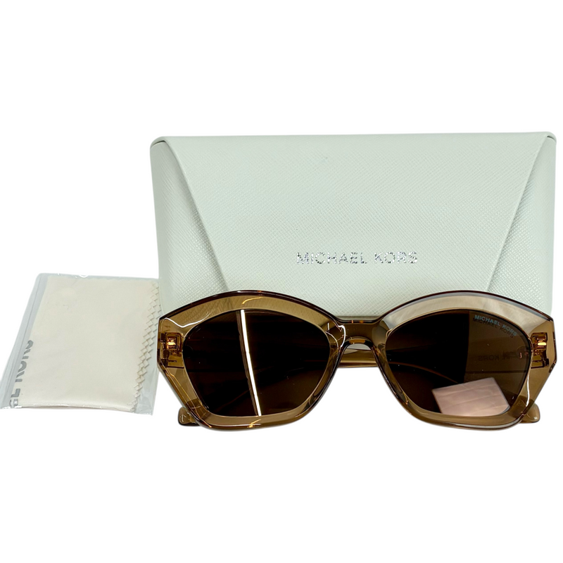 MICHAEL KORS BEL AIR OMK2209U 33999O サングラス 54□18 140 3N クリアブラウン×ブラウンソリッドバックミラー マイケルコース 【101065072008】