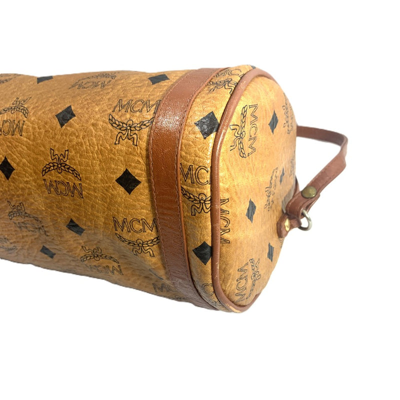 MCM ヴィセトス ショルダーバッグ 筒形バッグ コニャック レディース バッグ エムシーエム 【101065297003】