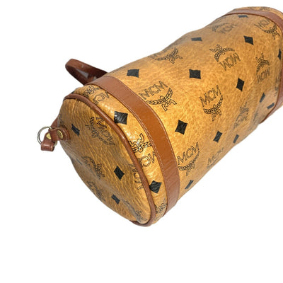 MCM ヴィセトス ショルダーバッグ 筒形バッグ コニャック レディース バッグ エムシーエム 【101065297003】