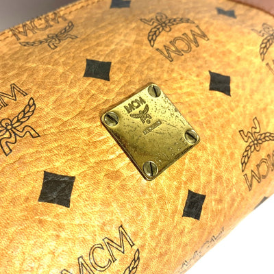 MCM ヴィセトス ショルダーバッグ 筒形バッグ コニャック レディース バッグ エムシーエム 【101065297003】