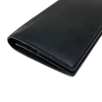 JIMMY CHOO(ジミーチュウ) 長財布 AQR ブラック Coat Pocket Wallet メンズ 【101065312003】